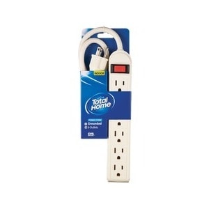 slide 1 of 1, Merry Brite  Total Home Strip 6-Outlet, 1 ct