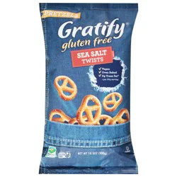 Gratify Gluten Free Sea Salt Twists Pretzels 10.5 oz