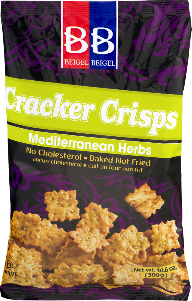 slide 1 of 1, Beigel Beigel Crispy Baked Snacks, Mediterranean Herbs, 10.5 oz