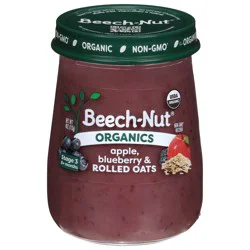 Beech-Nut Organics Stage 3 (8+ Months) Apple, Blueberry & Rolled Oats 4 oz