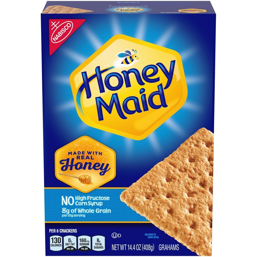 slide 2 of 12, Nabisco Honey Maid Honey Grahams Crackers, 14.4 oz