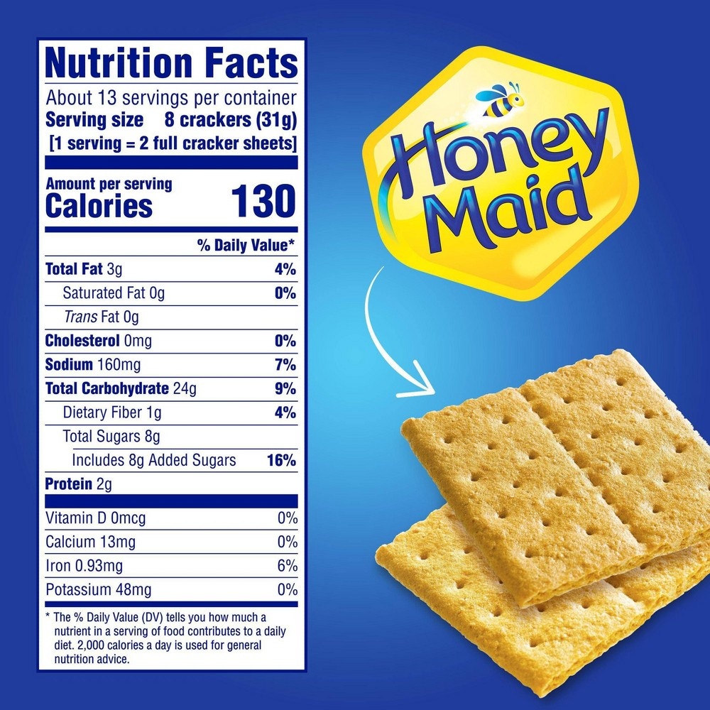 slide 6 of 12, Nabisco Honey Maid Honey Grahams Crackers, 14.4 oz