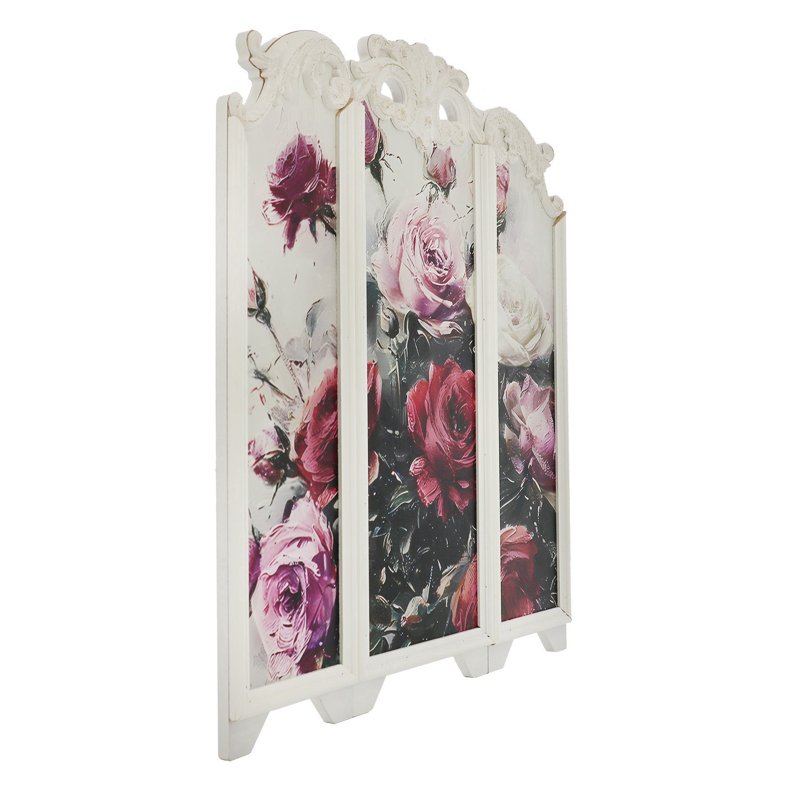 slide 3 of 5, 19" Floral Folded Tabletop Screen By Ashland, 16.75 in x 0.62 in x 19 in