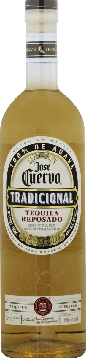 slide 2 of 2, Jose Cuervo Tradicional Reposado Tequila 80 Proof - 750 ml, 750 ml
