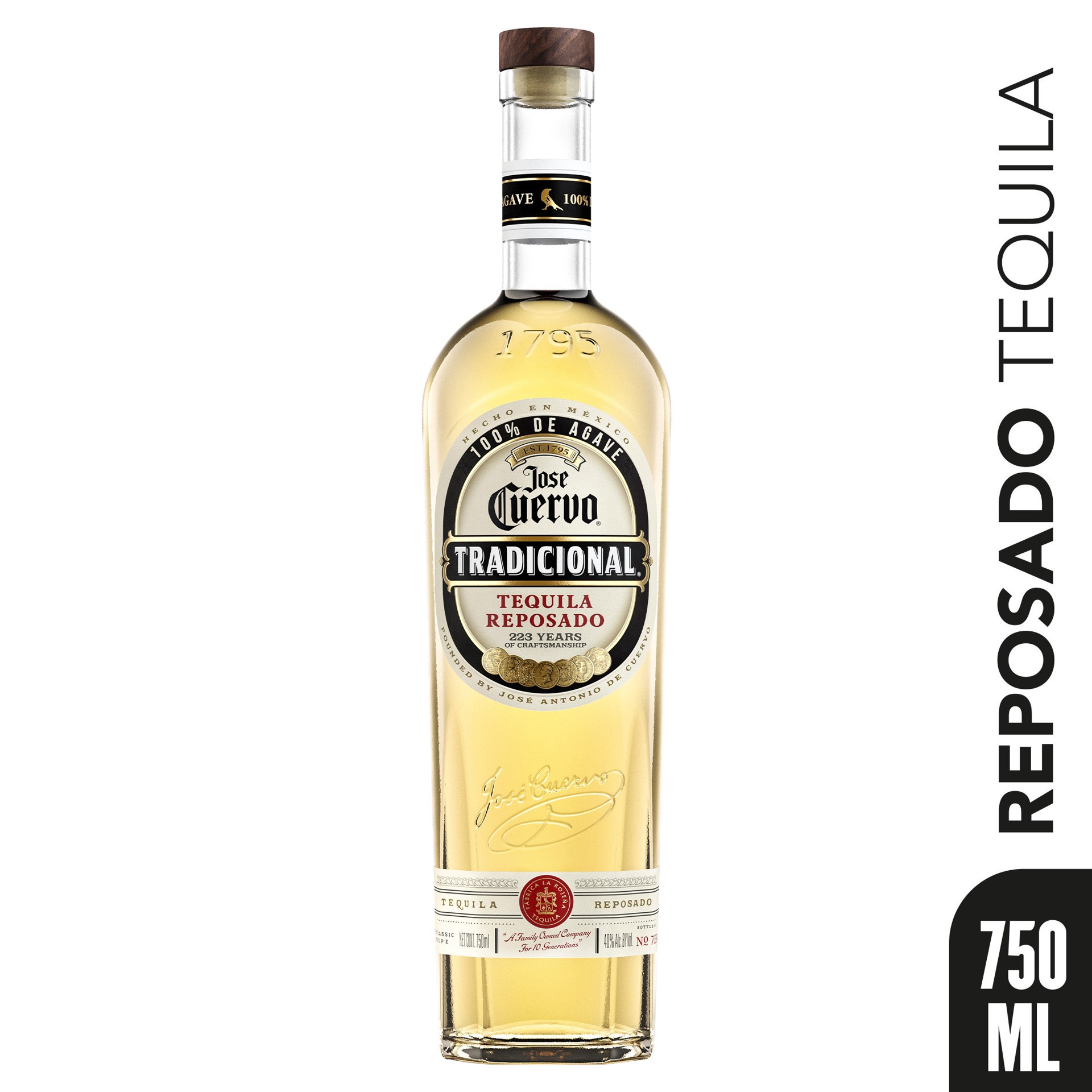 slide 1 of 2, Jose Cuervo Tradicional Reposado Tequila 80 Proof - 750 ml, 750 ml