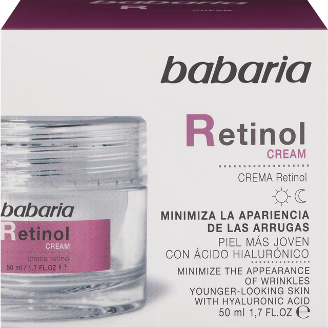 slide 1 of 1, BABARIA Crema Facial Retinol 50 Ml, 1.7 oz