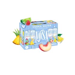 Vosa Zero Added Sugar Assorted Vodka Water Variety Pack - 8 x 12 fl oz Cans