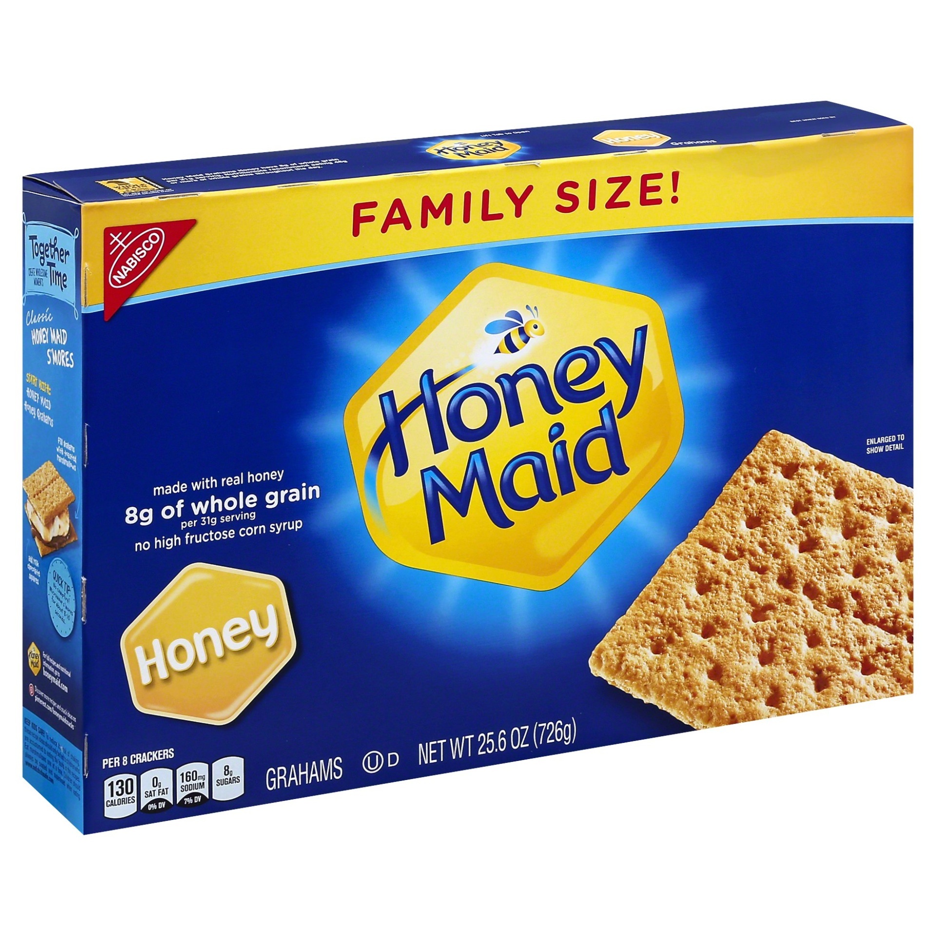slide 1 of 3, Honey Maid Honey Graham Crackers Family Size, 25.6 oz