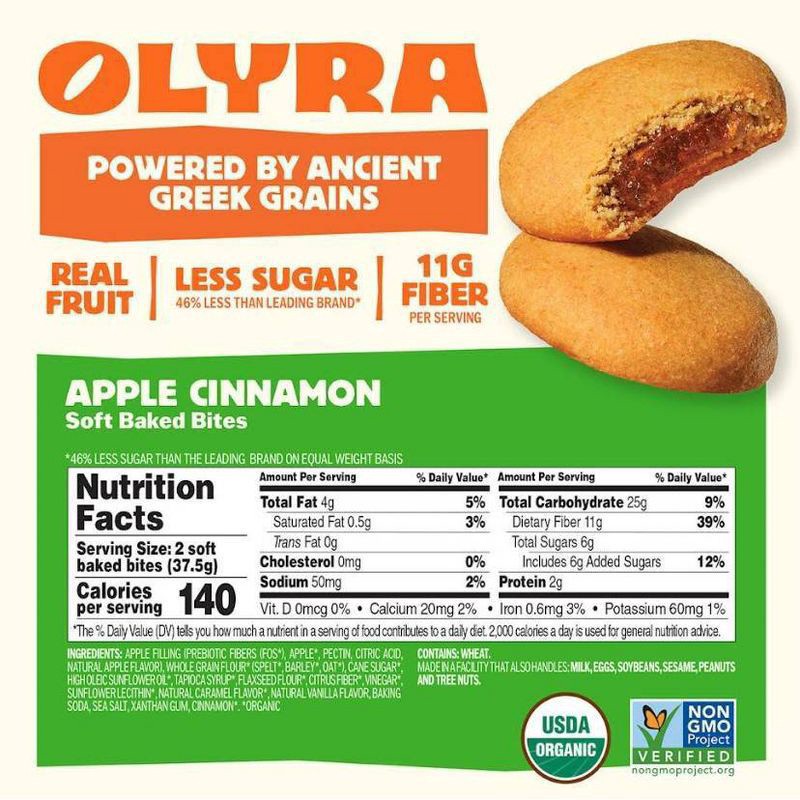 slide 6 of 6, Olyra Bites Apple Cinn Frt Grn 5.300 Oz, 5.3 oz