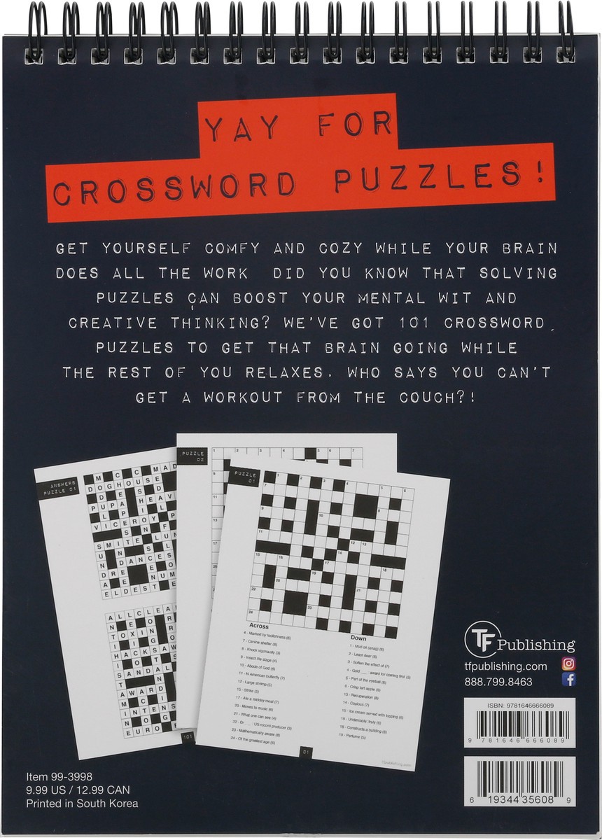 slide 4 of 11, TF Publishing Crossword Puzzles 1 ea, 1 ea