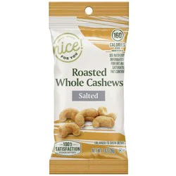 Nice! Roasted Whole Cashews Salted