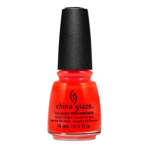 slide 1 of 1, China Glaze Nail Lacquer, Orange Knockout, 0.5 oz