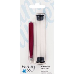 slide 1 of 1, Beauty 360 Mini Slant Tweezer, 1 ct