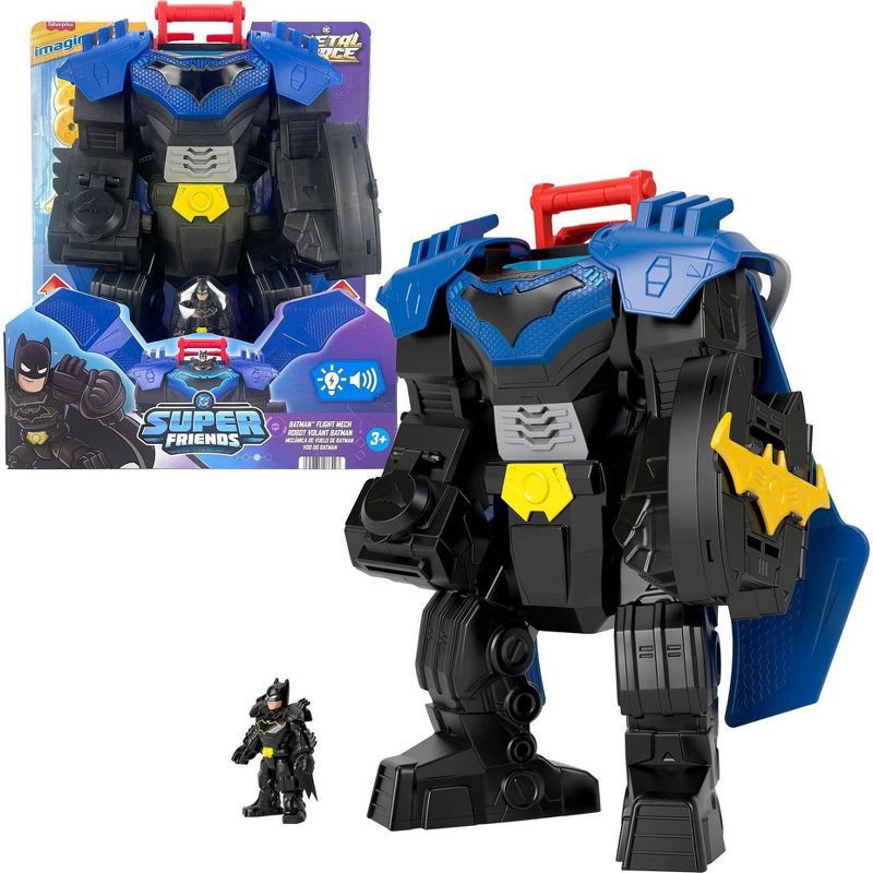 slide 1 of 6, Imaginext Batman Mech Action Figure Playset - 4 pk, 4 ct