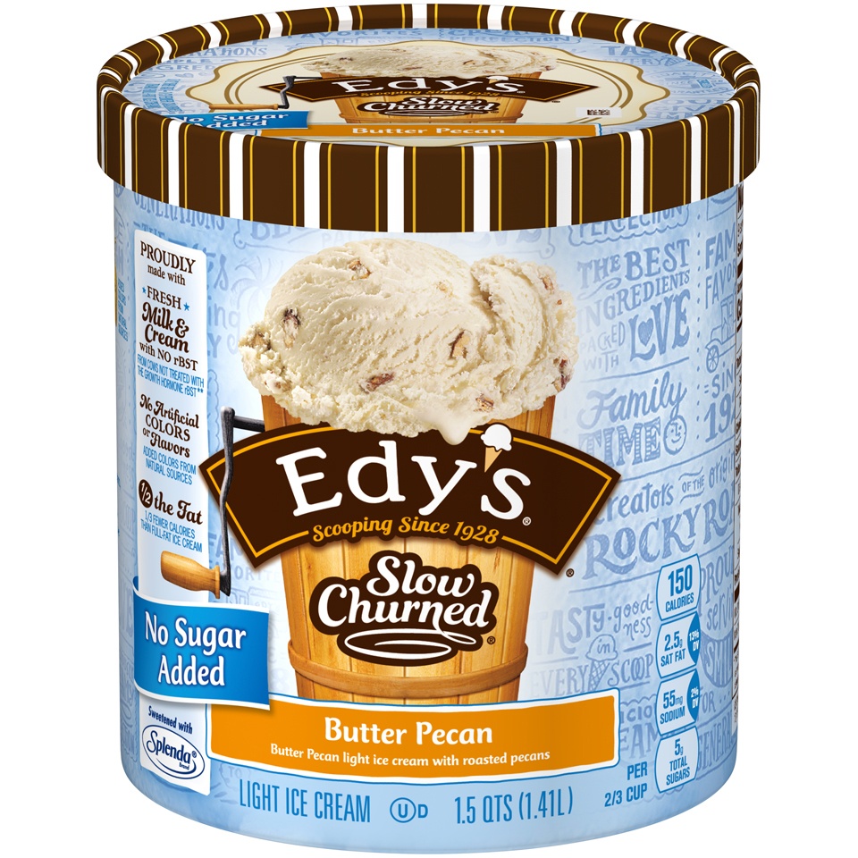Edy's Butter Pecan Ice Cream 48 oz Shipt