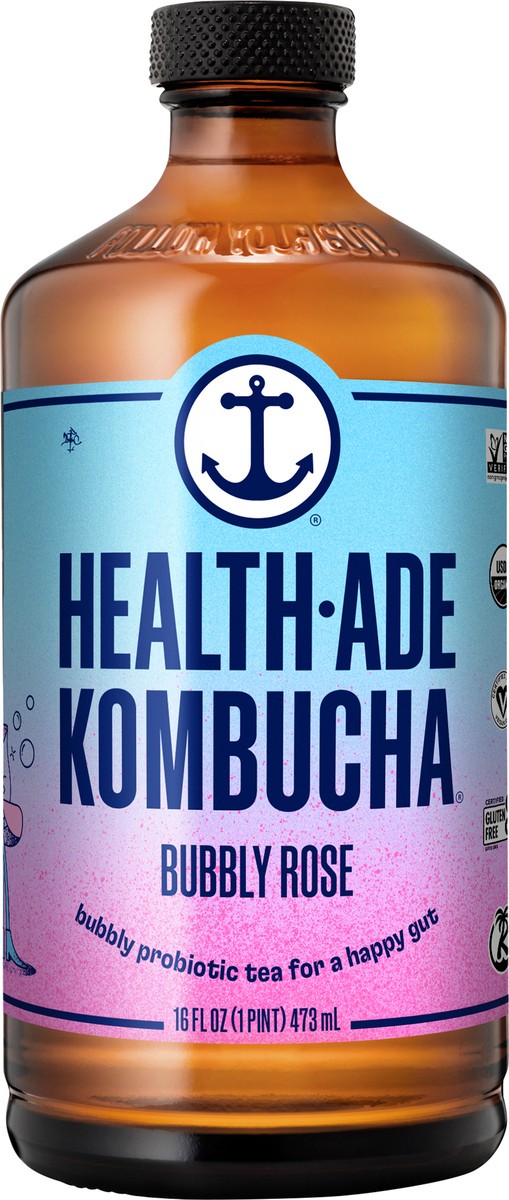 slide 3 of 4, Health-Ade Health Ade Kombucha - Bubbly Rose - 16 oz, 16 oz