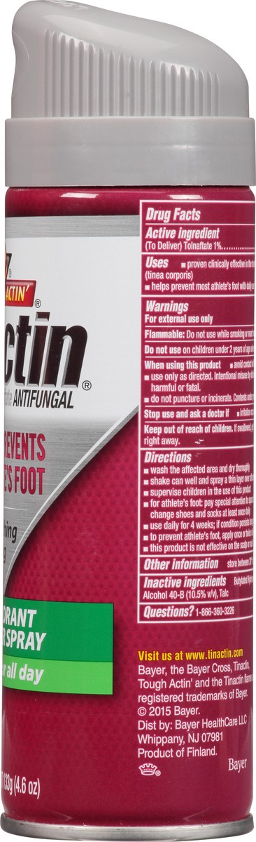 slide 8 of 13, Tinactin Antifungal Deodorant Powder Spray 4.6 oz, 4.6 oz