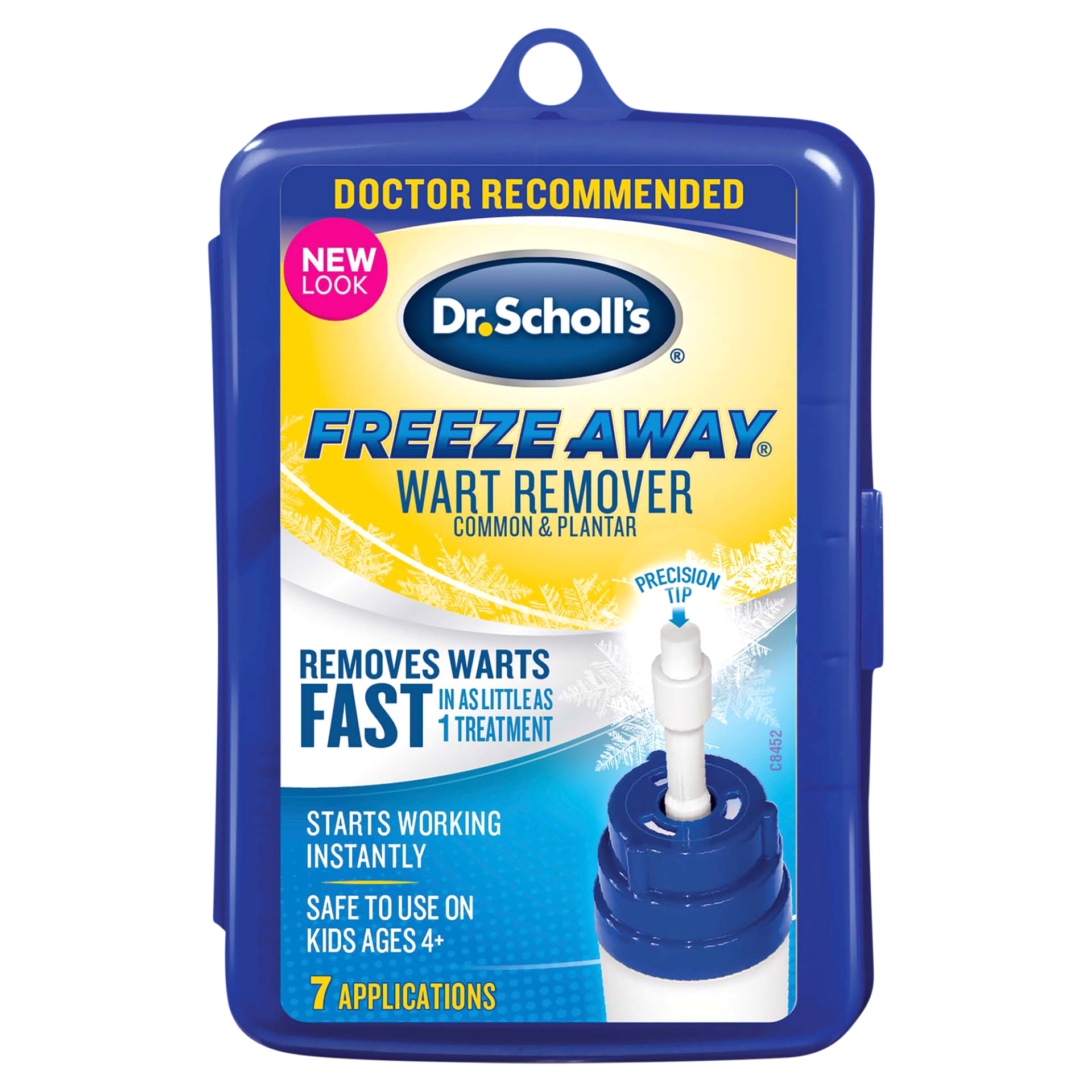 slide 1 of 1, Dr. Scholl's Freeze Away Common & Plantar Wart Remover, 7 ct