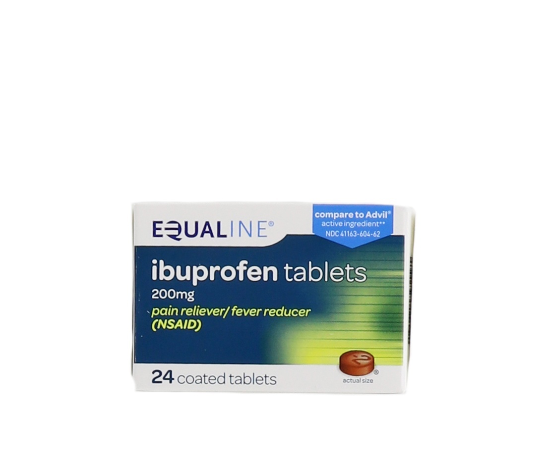 slide 1 of 1, Equaline Ibuprofen Tablets, 24 ct