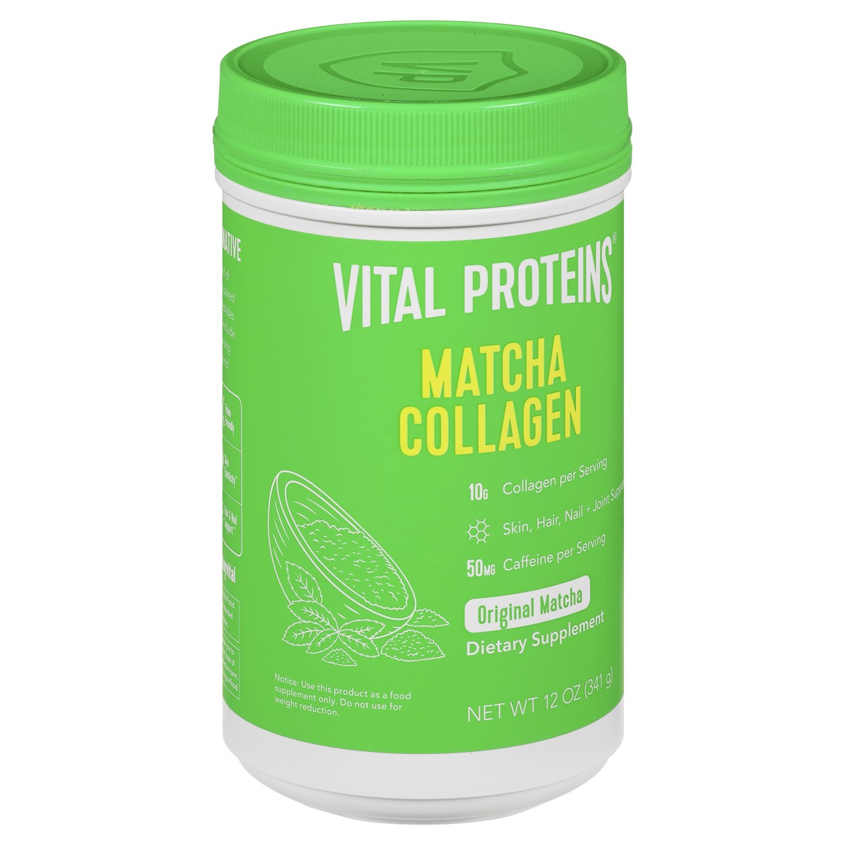 slide 4 of 9, Vital Proteins Original Matcha Collagen 12 oz, 12 oz