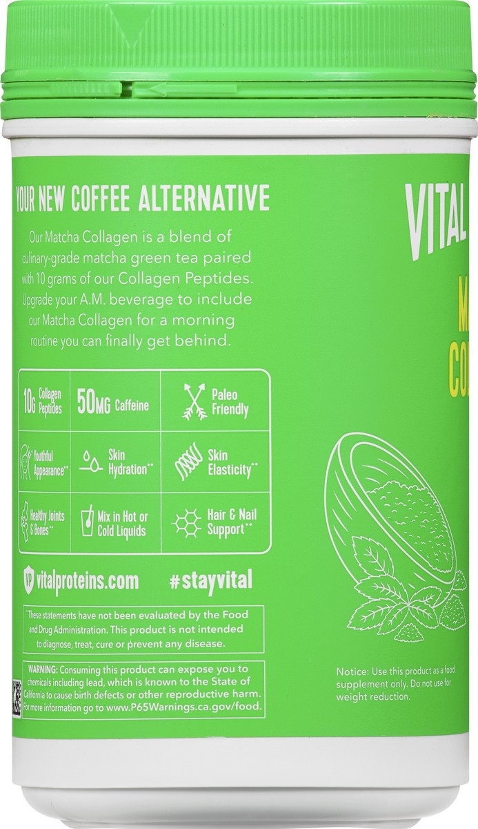 slide 5 of 9, Vital Proteins Original Matcha Collagen 12 oz, 12 oz