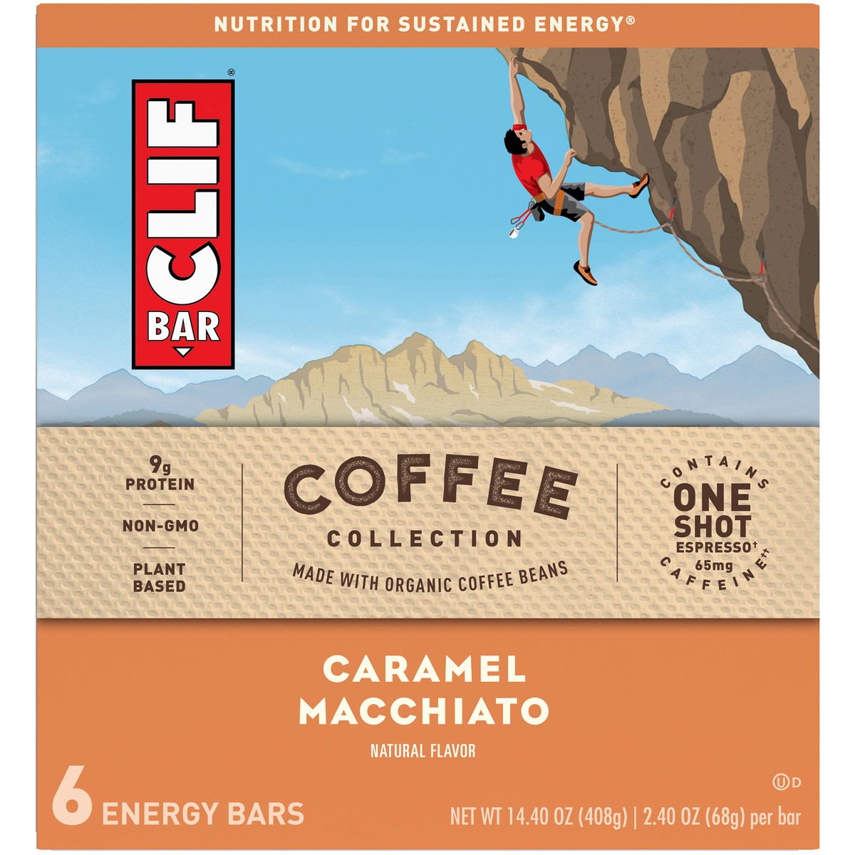 slide 6 of 9, CLIF Bar Coffee Collection Caramel Macchiato Energy Bars 6 ct Bars, 6 ct; 2.4 oz