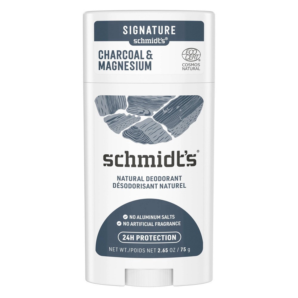 slide 3 of 15, Schmidt's Charcoal + Magnesium Aluminum-Free Natural Deodorant Stick - 2.65oz, 2.65 oz