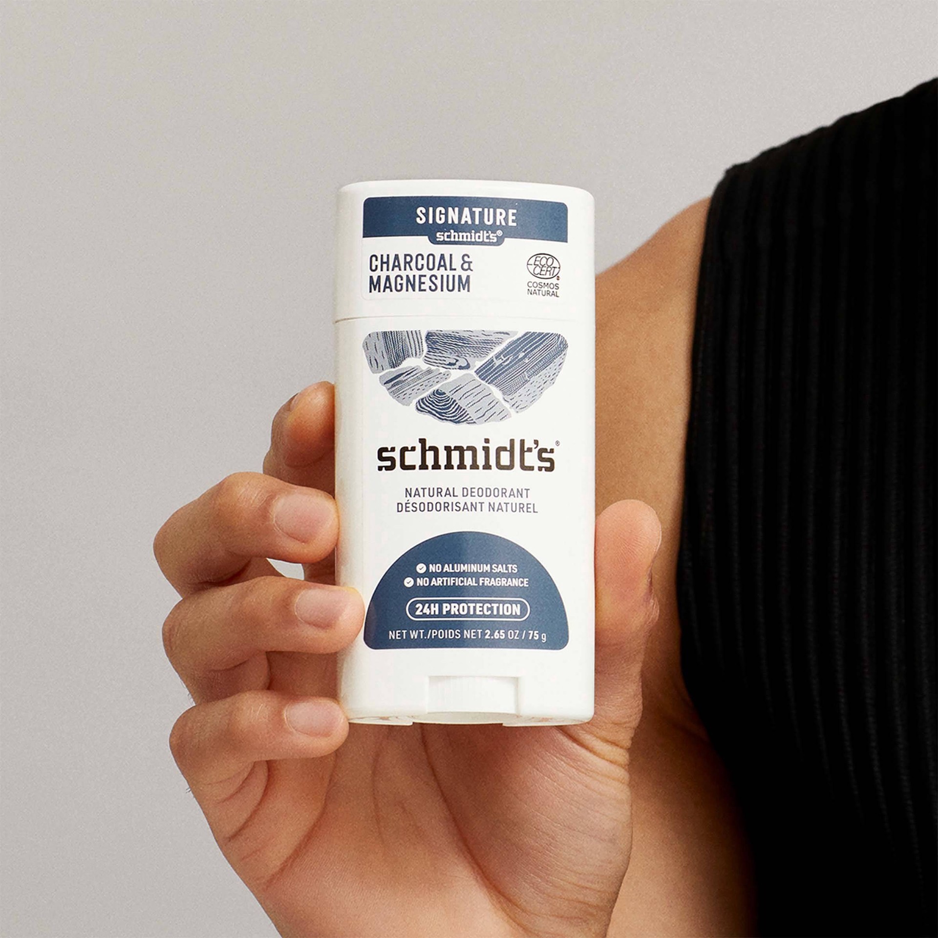 slide 15 of 15, Schmidt's Charcoal + Magnesium Aluminum-Free Natural Deodorant Stick - 2.65oz, 2.65 oz