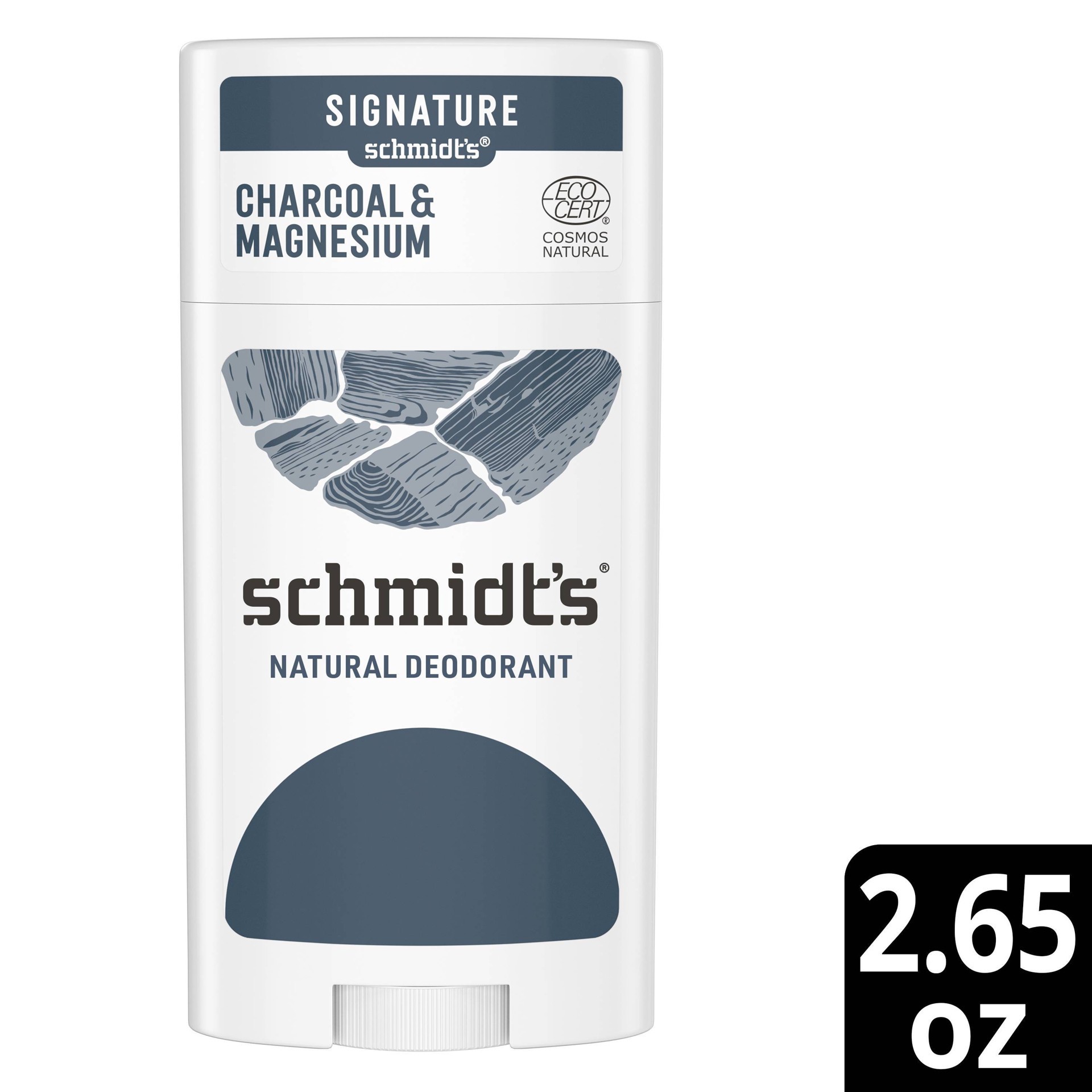 slide 1 of 15, Schmidt's Charcoal + Magnesium Aluminum-Free Natural Deodorant Stick - 2.65oz, 2.65 oz