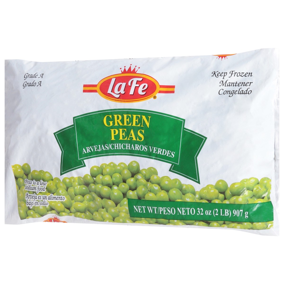 slide 3 of 13, La Fe Green Peas 32 oz, 32 oz