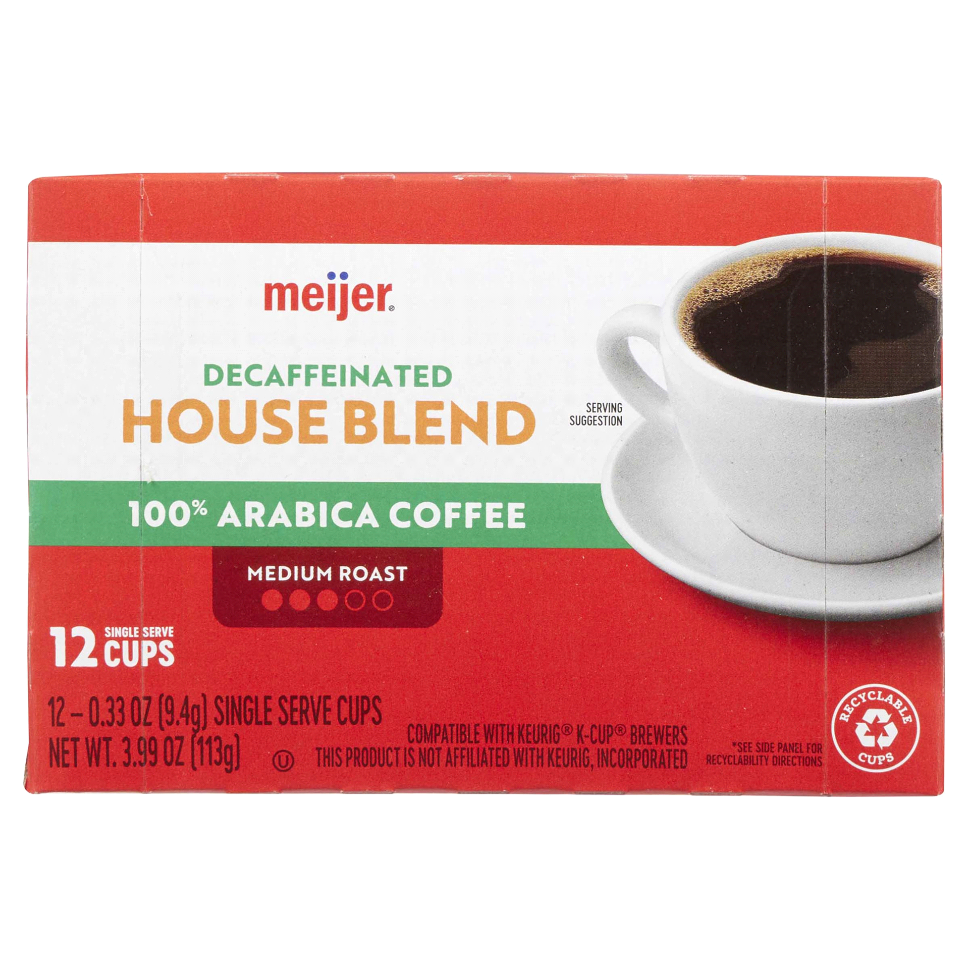 slide 4 of 29, Meijer Pods House Blend Decaf - 12 ct, 12 ct