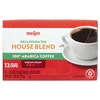 slide 15 of 29, Meijer Pods House Blend Decaf - 12 ct, 12 ct
