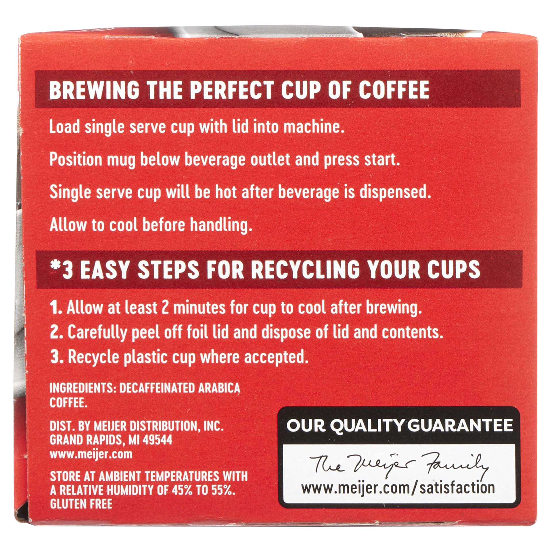 slide 23 of 29, Meijer Pods House Blend Decaf - 12 ct, 12 ct