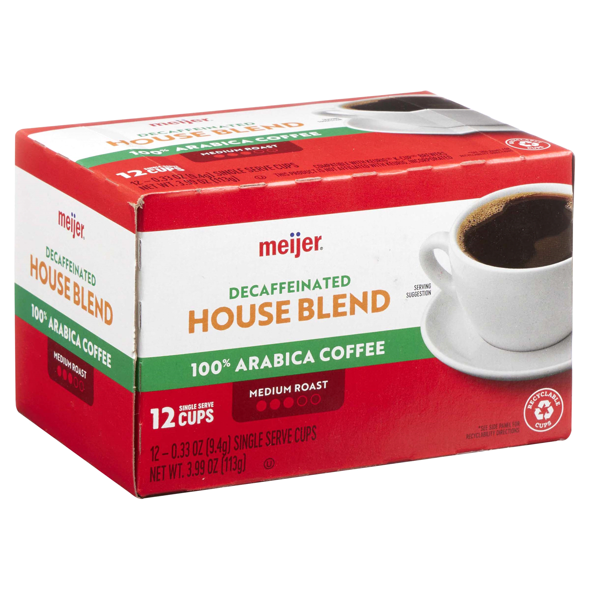slide 8 of 29, Meijer Pods House Blend Decaf - 12 ct, 12 ct
