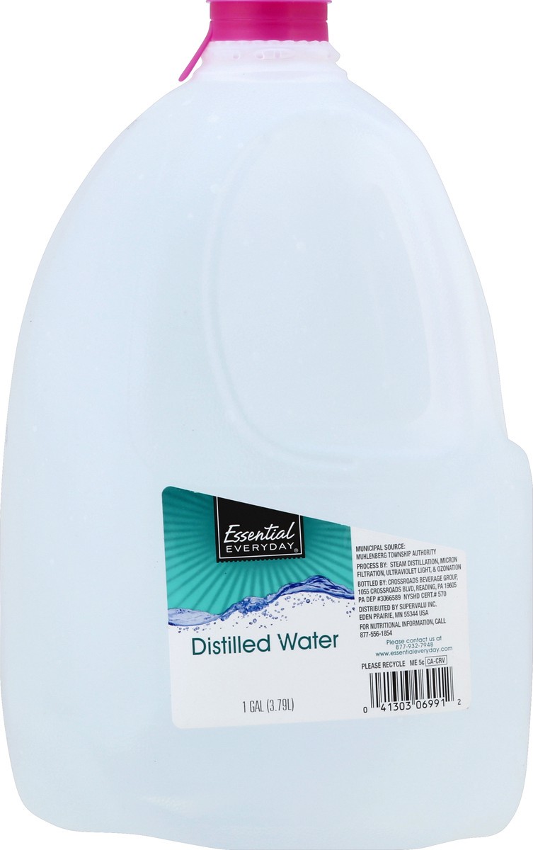 slide 5 of 6, Essential Everyday Distilled Water, 128 fl oz
