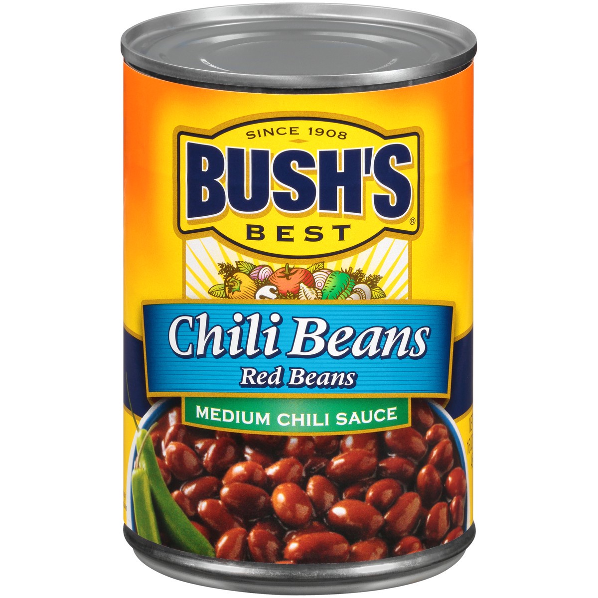 slide 1 of 5, Bush's Best Chili Beans Red Beans in a Medium Chili Sauce 16 oz. Can, 16 oz