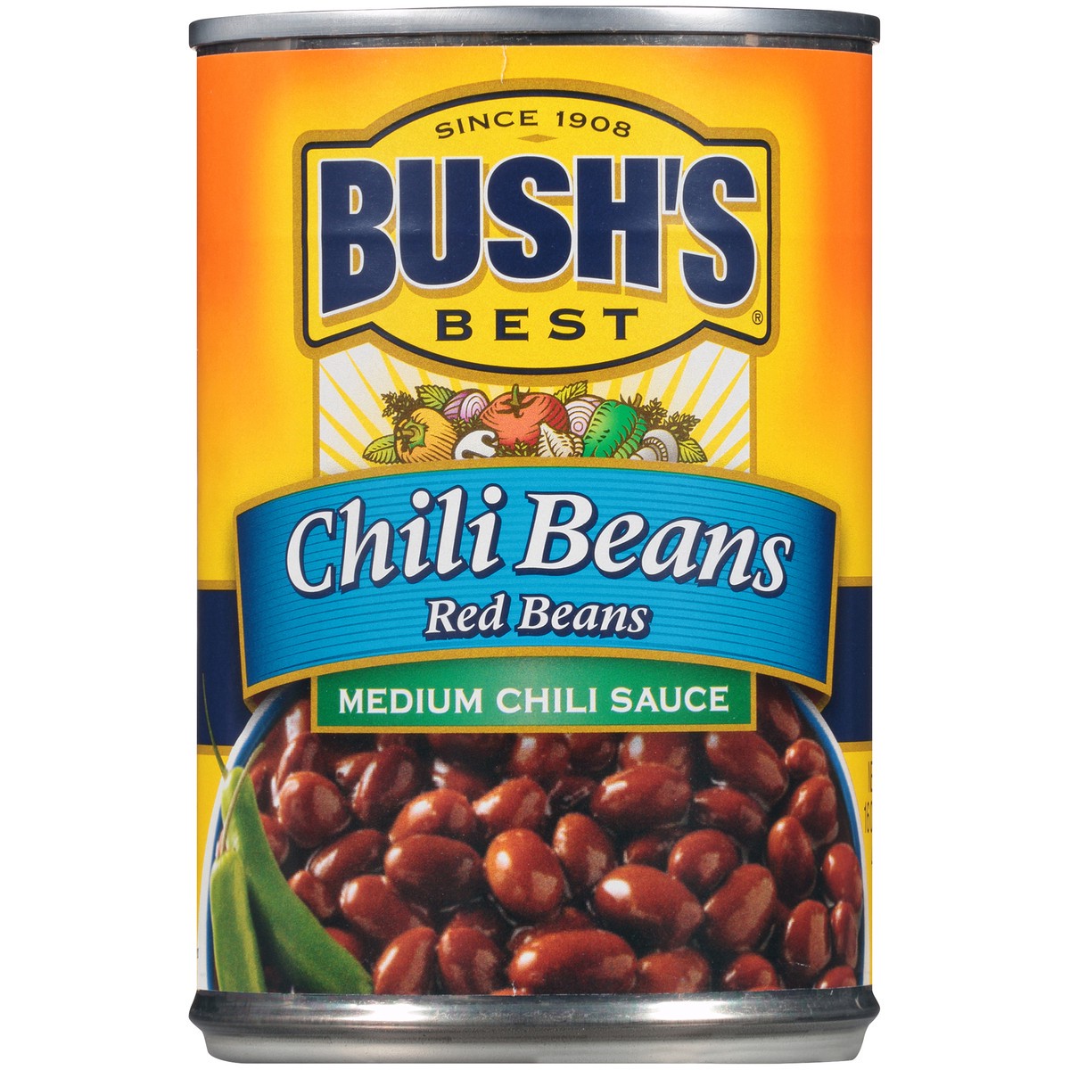 slide 1 of 5, Bush's Best Chili Beans Red Beans in a Medium Chili Sauce 16 oz. Can, 16 oz