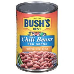 Bush's Best Red Beans in a Medium Chili Sauce 16 oz