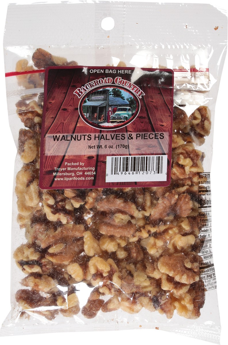 slide 7 of 13, Backroad Country Halves & Pieces Walnuts - 6 oz, 1 ct