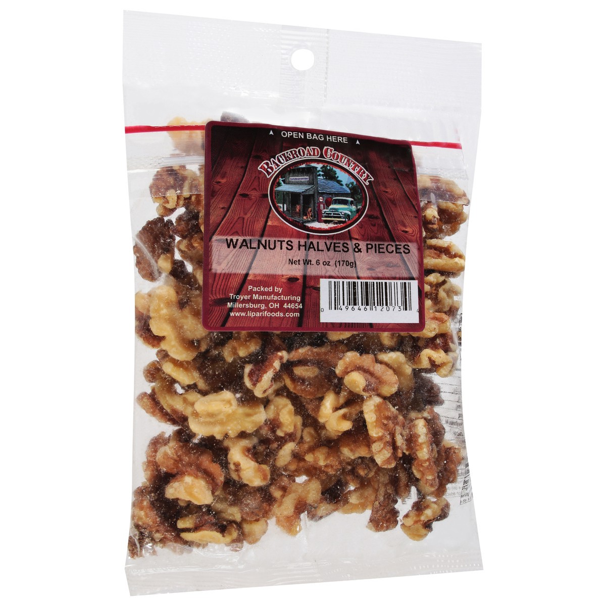 slide 12 of 13, Backroad Country Halves & Pieces Walnuts - 6 oz, 1 ct