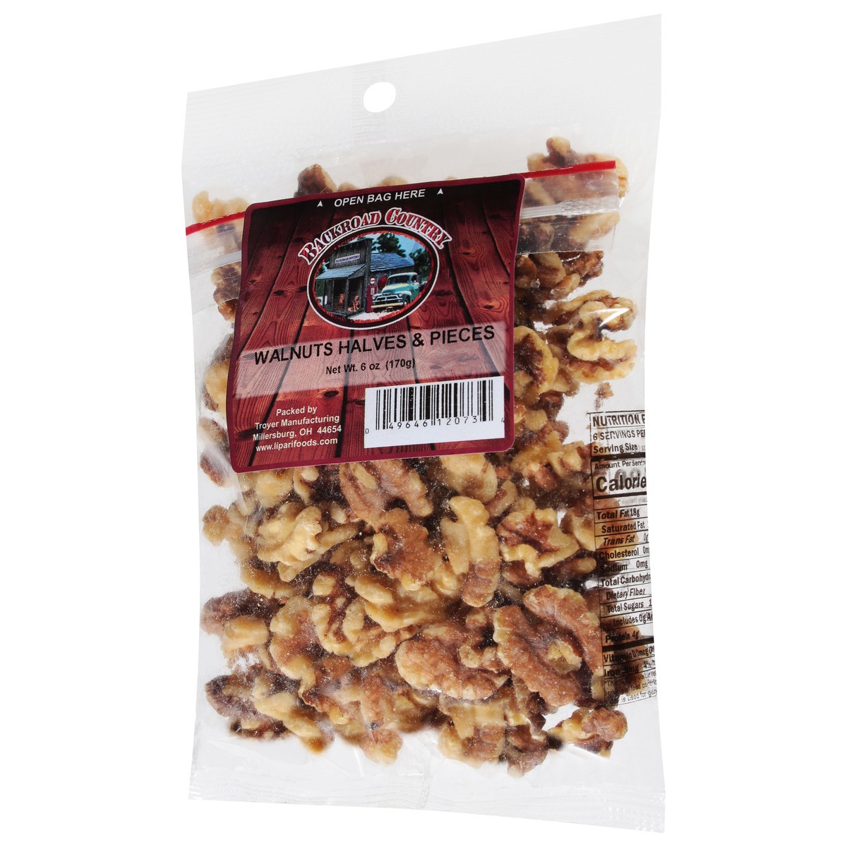 slide 5 of 13, Backroad Country Halves & Pieces Walnuts - 6 oz, 1 ct