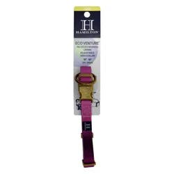 Hamilton Eco Venture Recycled Ombre Adjustable Dog Collar - Raspberry