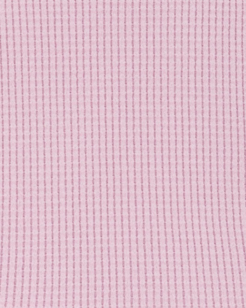 slide 2 of 2, Carters Kid Waffle Knit Thermal Long-Sleeve Tee Pink 8, 1 ct