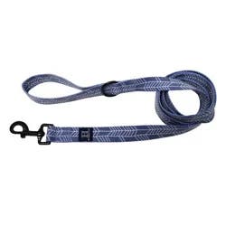 Hamilton Eco Venture Bamboo 6' Leash with Accessory Ring - Blue