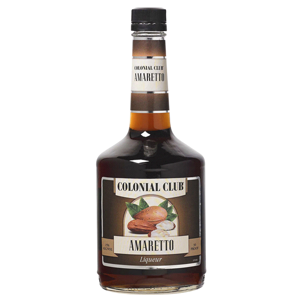 slide 1 of 1, Colonial Club Liqueur Amaretto, 750 ml