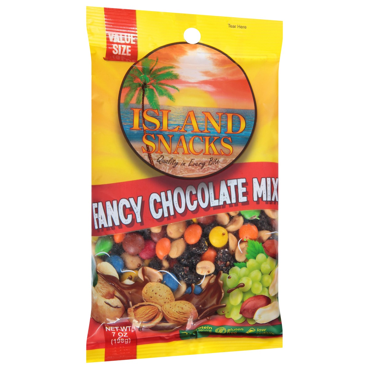 slide 2 of 9, Island Snacks Fancy Chocolate Mix Value Size 7 oz, 8 oz