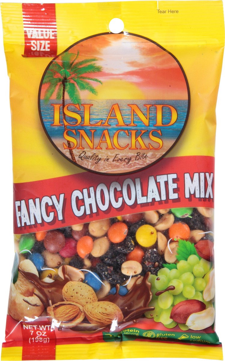 slide 3 of 9, Island Snacks Fancy Chocolate Mix Value Size 7 oz, 8 oz