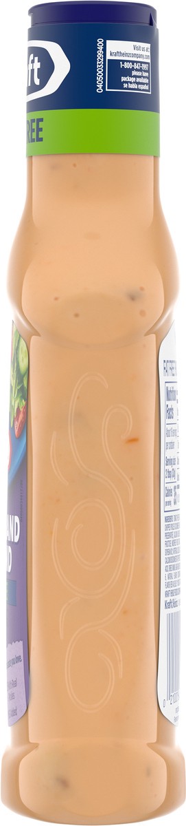 slide 5 of 9, Kraft Thousand Island Fat Free Salad Dressing, 16 fl oz Bottle, 16 fl oz