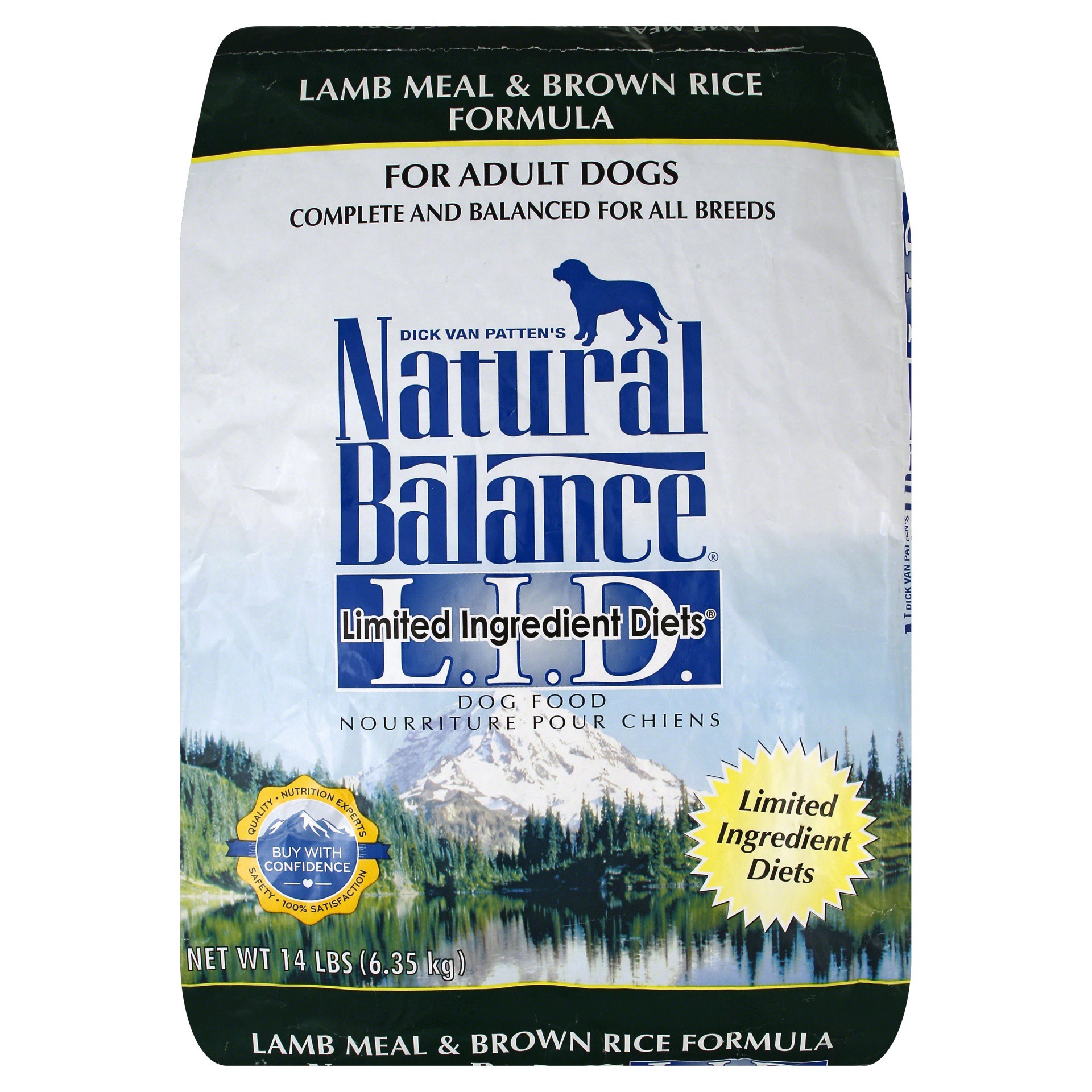 slide 1 of 6, Natural Balance Dog Food 14 lb, 14 lb