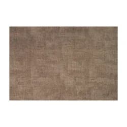 Room & Retreat Brushed Textured Placemat Brown, 13 in x 18 in